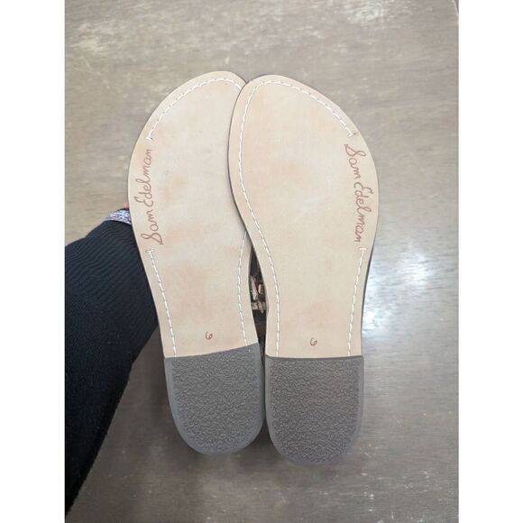 Sam Edelman Griffen Sandals women's size 6 black leather Bohemian Gladiator - Picture 8 of 9